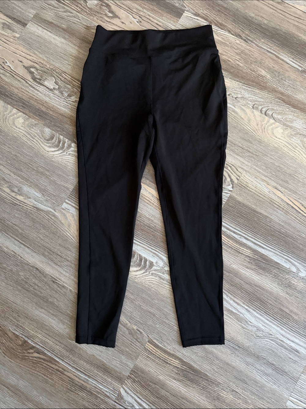 High-Waist Black Women's Leggings w Pockets